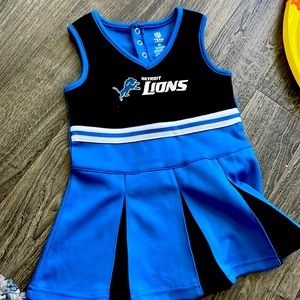 Toddler lions cheerleader outfit